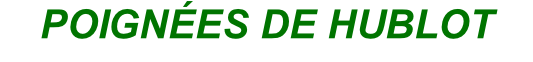 POIGNÉES DE HUBLOT